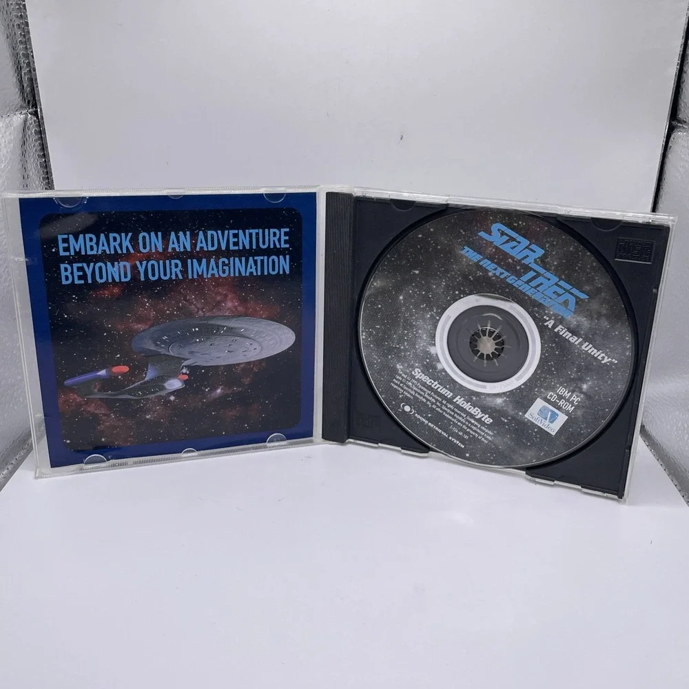 Star Trek: The Next Generation "A Final Unity" PC CD-ROM Retro Game - Picture 2 of 5